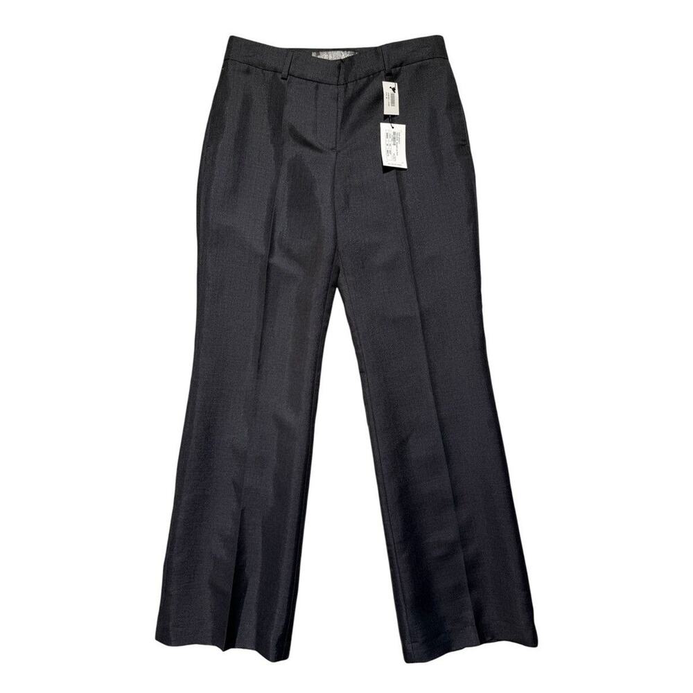 Wool subtle gloss trouser